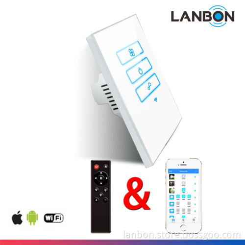 Smart home system auto switch 2016 new LANBON smart switch auto shutdown